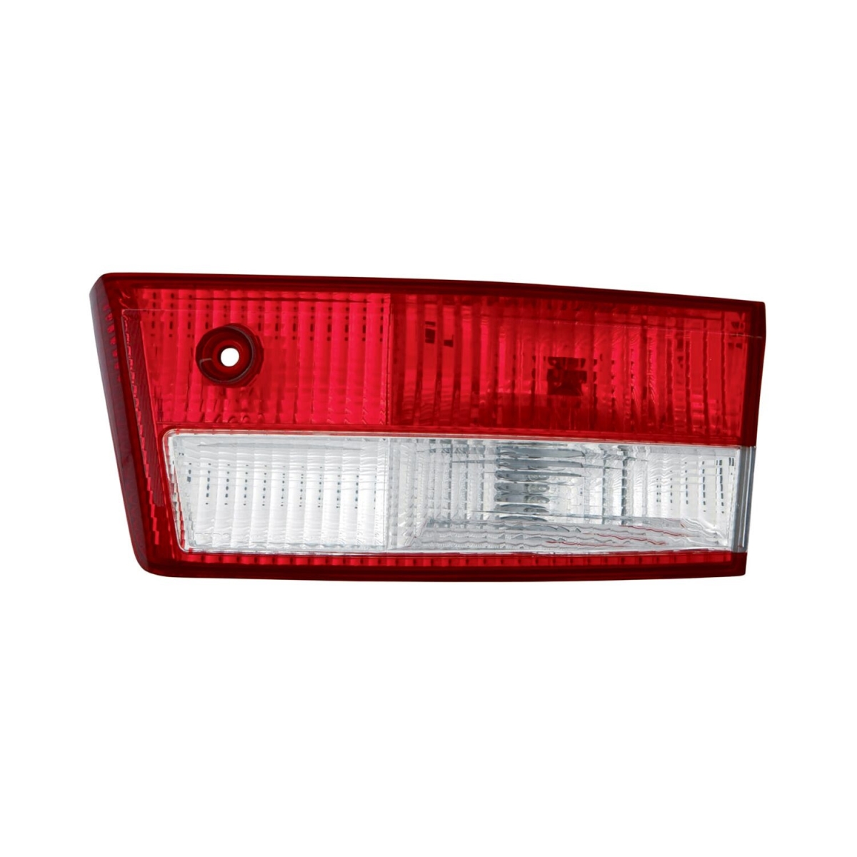 MZN317-1316R-AC CAPA Right Hand Inner Backup Tail Lamp Assembly for 2003-2004 Honda Accord Sedan - Chrome Housing - Red & Clear Lens