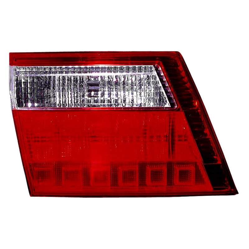 MZN317-1330L-UC CAPA Left Hand Tail Light Bulb Unit for 2005-2007 Honda Odyssey - Chrome Housing - Red & Clear Lens
