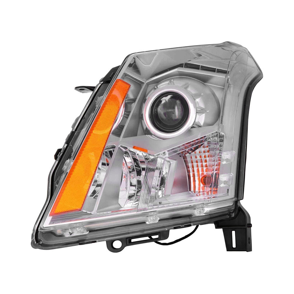 MZN332-11C1R-AC CAPA Right Hand Headlight Assembly for 2010-2013 Cadillac SRX - Chrome Housing - Clear Lens