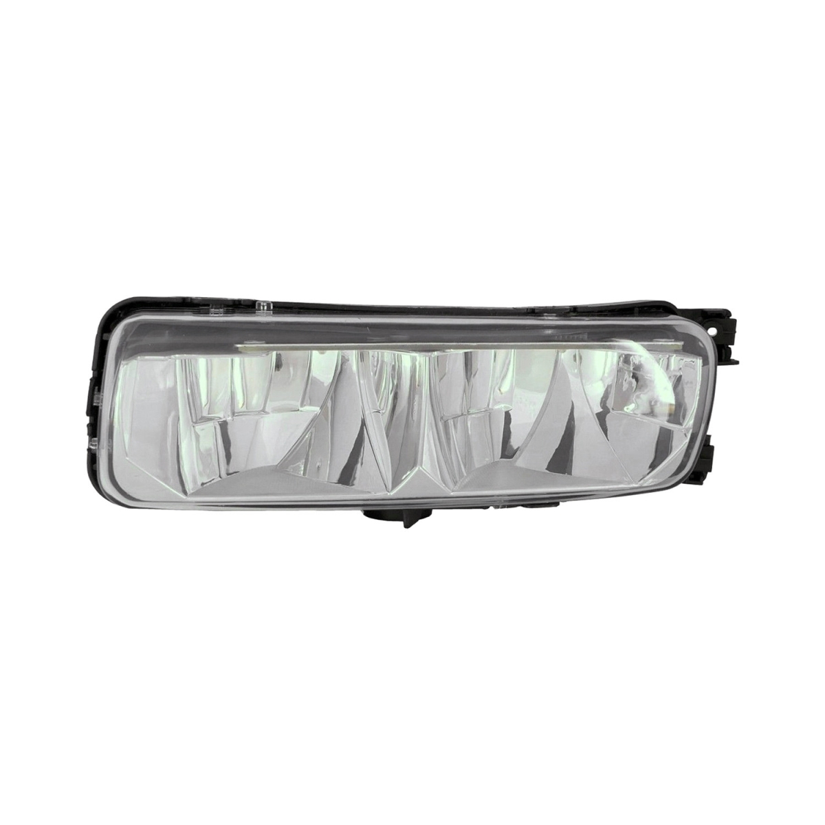 MZN384-2001L-AC CAPA Left Hand Fog Lamp Assembly for 2013-2017 Land Rover Range Rover - Chrome Housing - Clear Lens