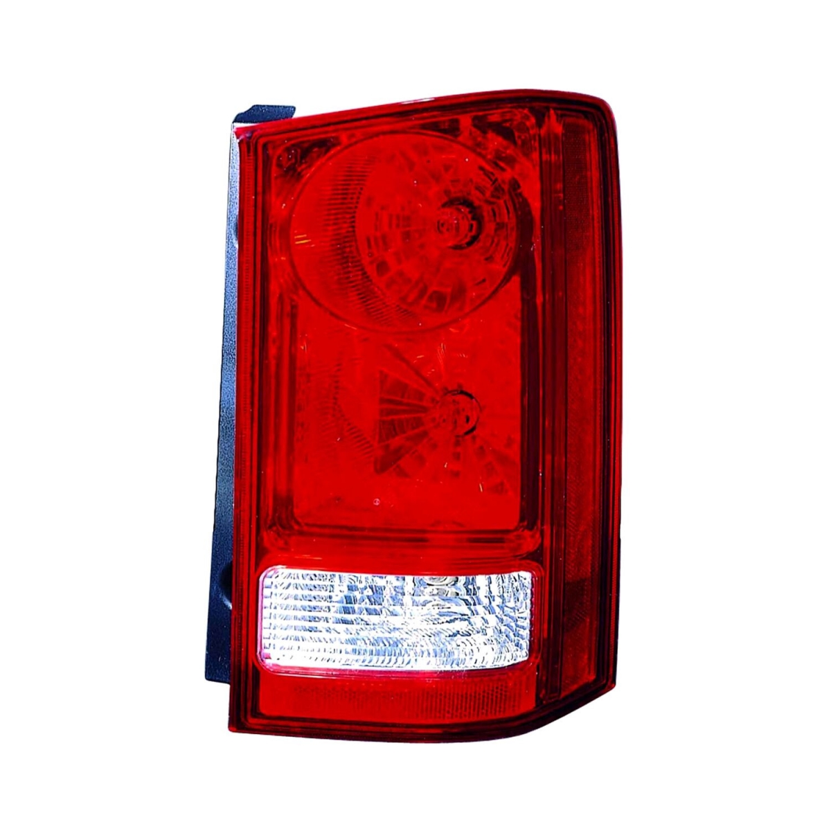 MZN317-1988R-AC CAPA Right Hand Taillamp Assembly for 2009-2014 Honda Pilot - Chrome Housing - Red & Clear Lens