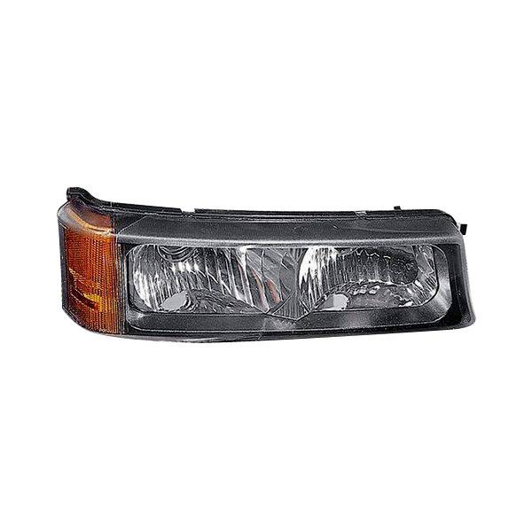 MZN335-1604R-UC CAPA Right Hand Parking & Turn Signal Lamp for 2003-2007 Chevrolet Silverado - Chrome Housing