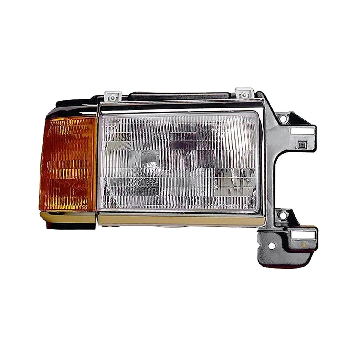 MZN331-1107R-CSU OEM Right Hand Headlight Combination Unit for 1987-1991 Ford Pickup & Bronco