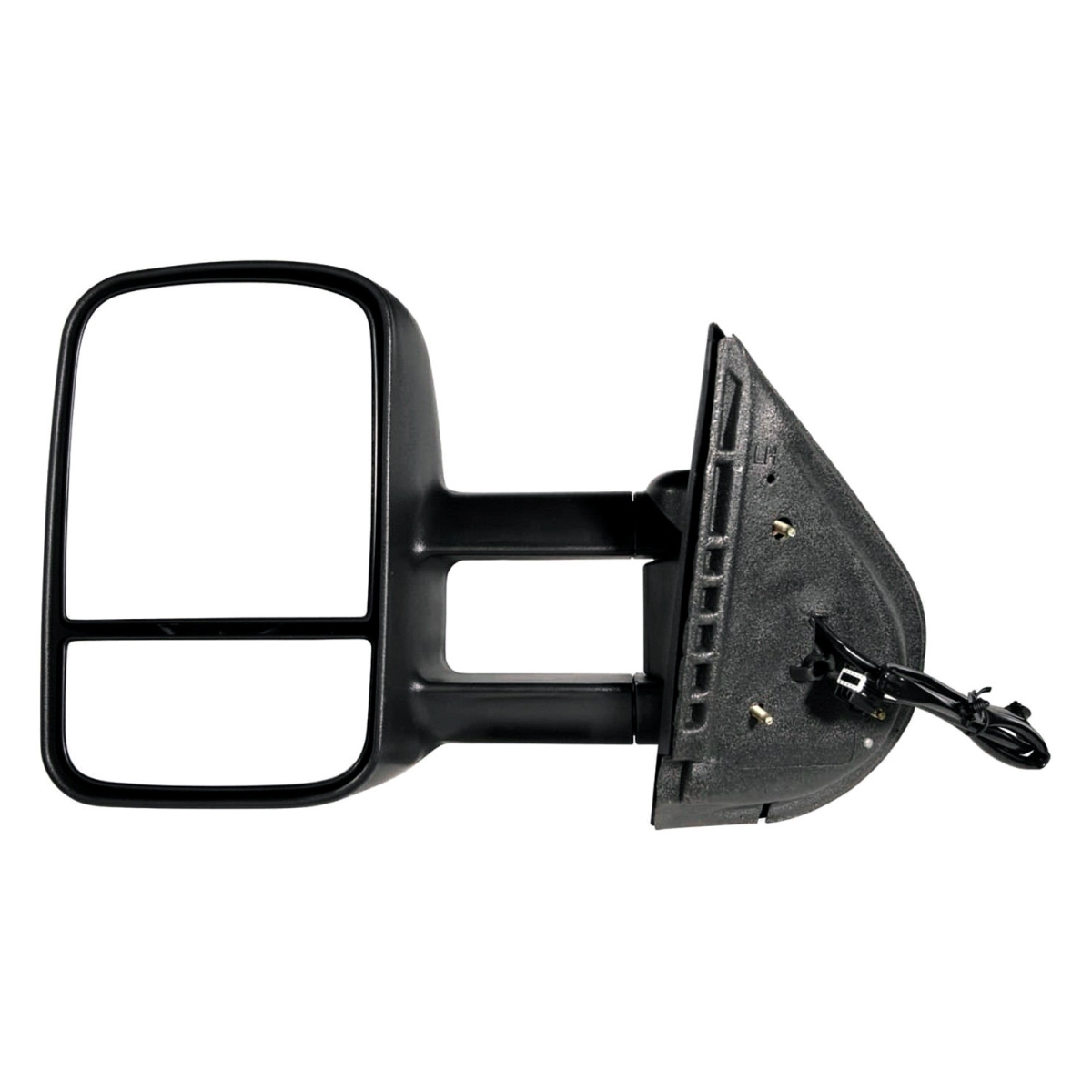 MZN335-5409L3EFH Left Hand Power Heated Trailer Tow Mirror for 2007-2010 Chevrolet-GMC Silverado-Sierra - Textured