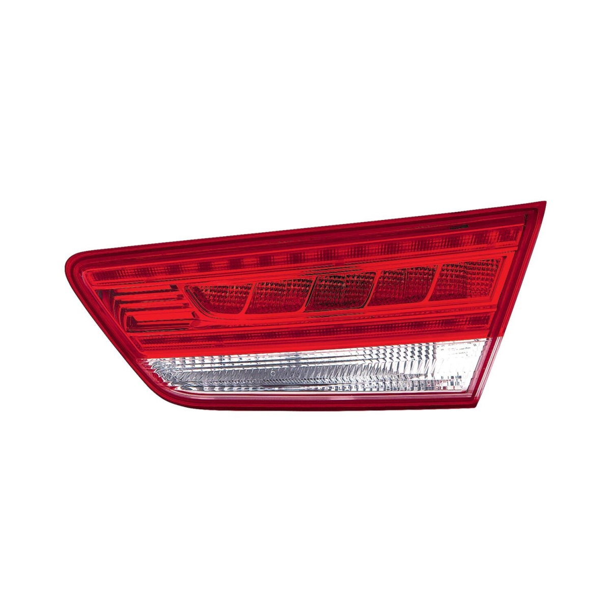 MZN323-1317R-AC1 CAPA Right Hand Backup Tail Lamp Assembly for 2016-2018 Kia Optima - Chrome Housing - Red & Clear Lens