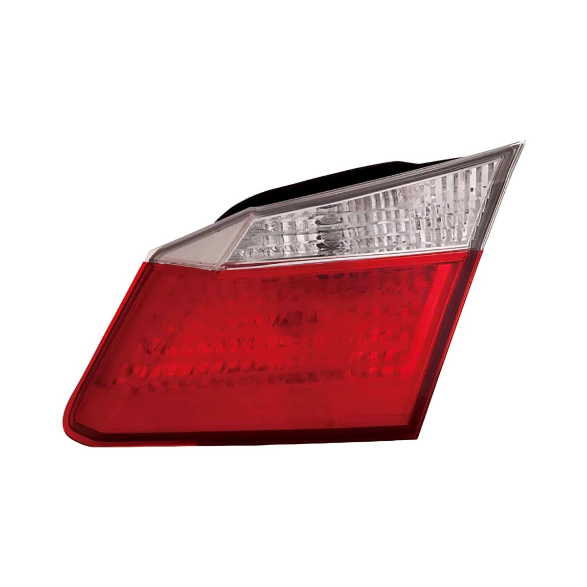 MZN317-1336R-AC CAPA Right Hand Inner Backup Tail Lamp Assembly for 2013-2014 Honda Accord Sedan - Chrome Housing - Red & Clear Lens