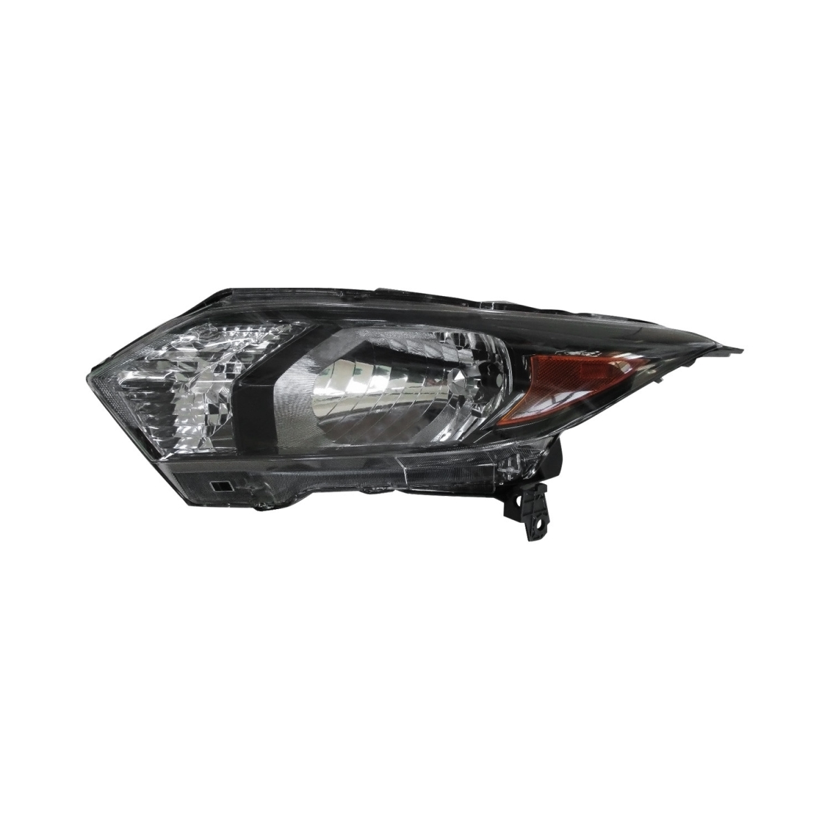 MZN317-1175L-AC2 CAPA Left Hand Headlight Assembly for 2016-2018 Honda HR-V - Black Housing - Clear Lens