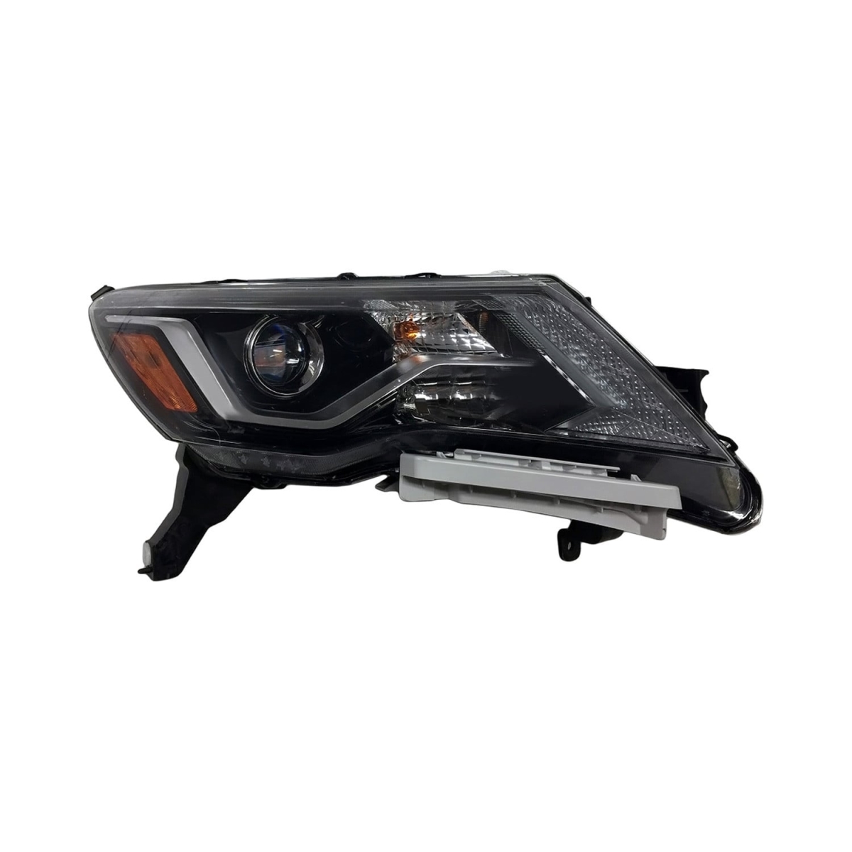 MZN315-11AHR-ACN2 CAPA Right Hand Headlight Assembly for 2017-2019 Nissan Pathfinder - Black Housing - Clear Lens
