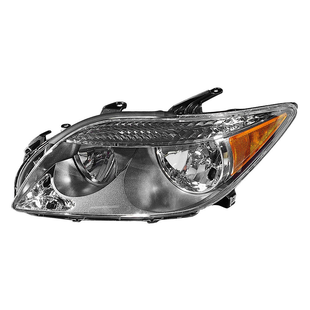 MZN312-1189L-UCD2 CAPA Left Hand Headlight Assembly for 2005-2007 Scion tC - Black Housing - Clear Lens