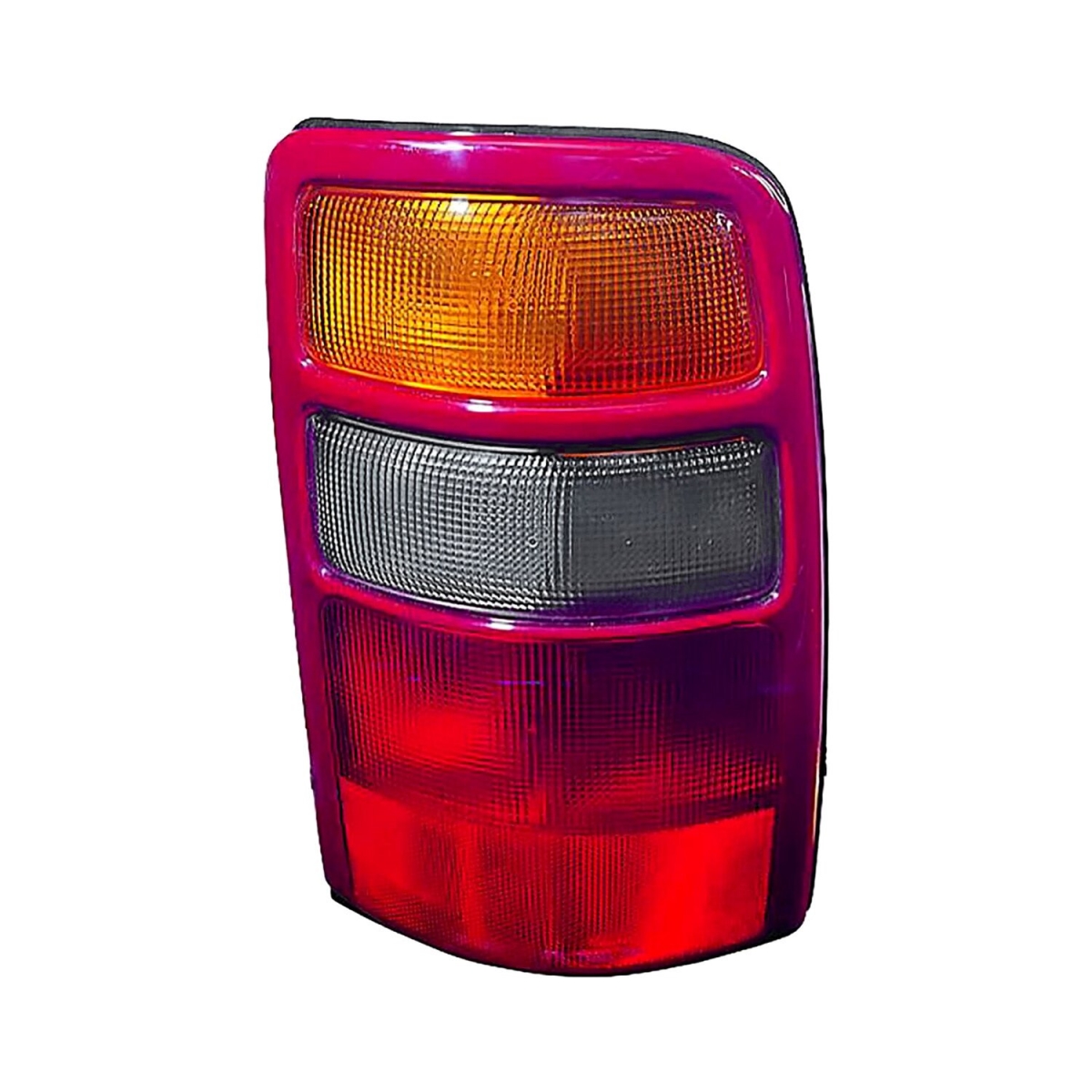 MZN335-1902R-AC CAPA Right Hand Taillamp Assembly for 2000-2003 Chevrolet Tahoe-Suburban - Chrome Housing - Red, Amber & Clear Lens