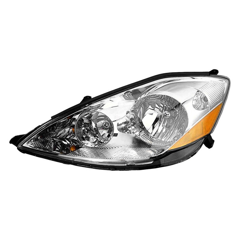 MZN312-1196L-AC CAPA Left Hand Headlight Assembly for 2006-2010 Toyota Sienna - Chrome Housing - Clear Lens