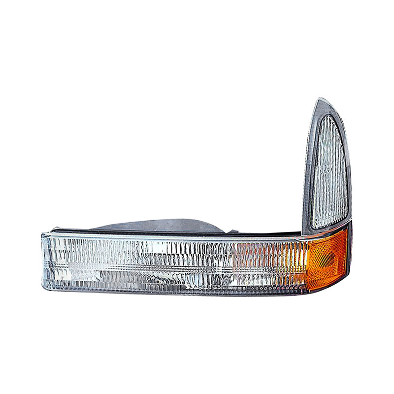MZN331-1638R-UC-CY CAPA Right Hand Parking & Turn Signal Lamp for 2002-2004 Ford F-Series Super Duty & Excursion - Chrome Housing