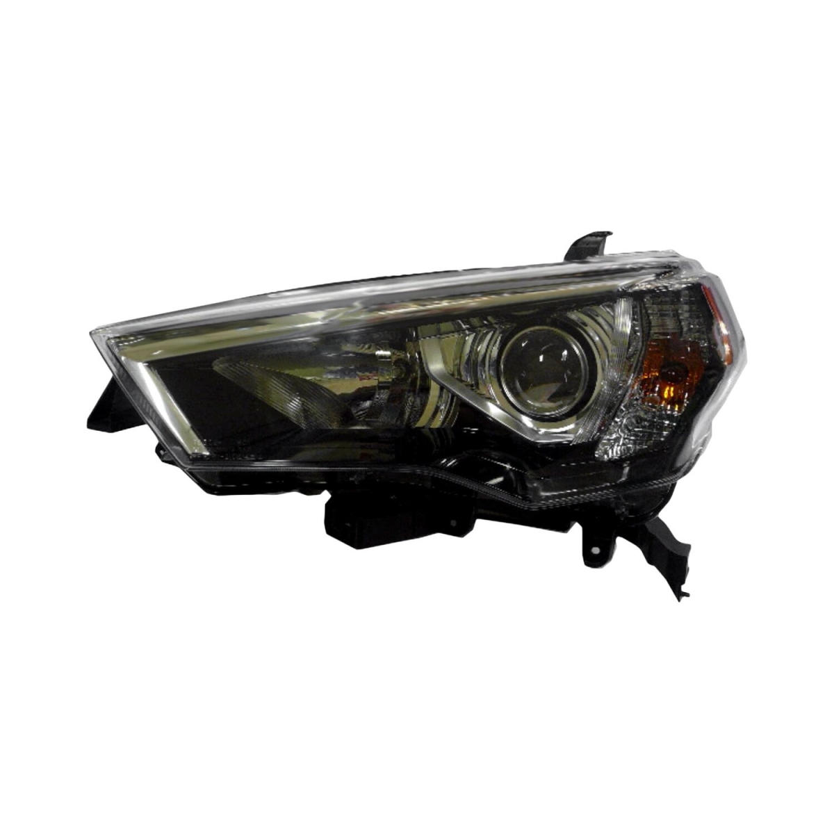 MZN312-11F1L-AS2 Left Hand Headlight Assembly for 2014-2020 Toyota 4Runner - Black Bezel