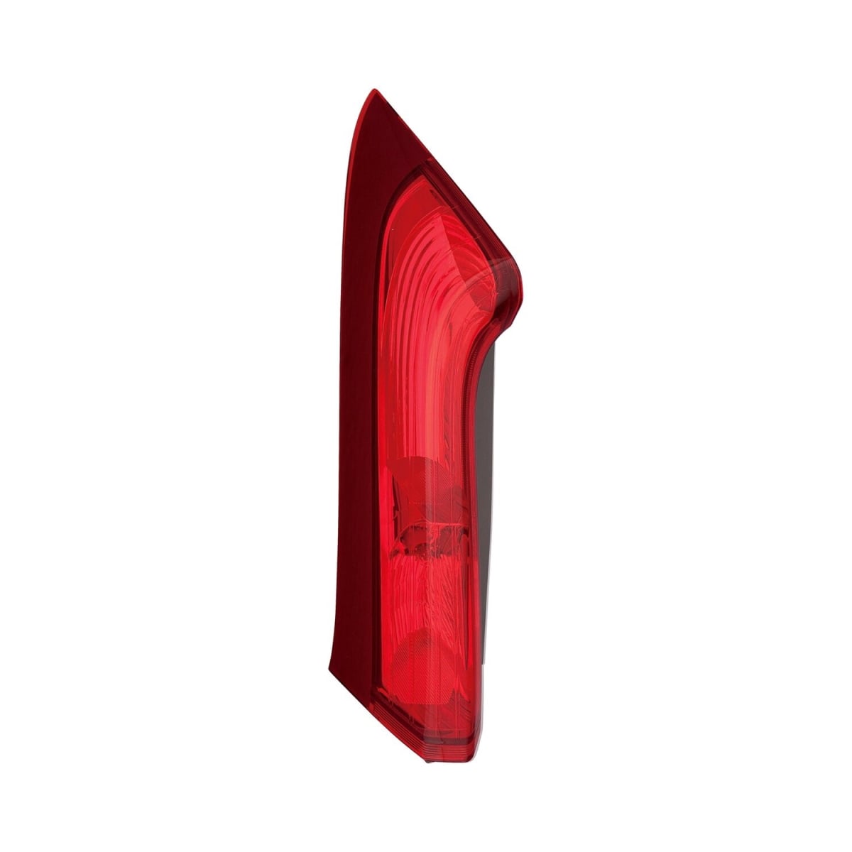 MZN317-19B5L-AC CAPA Left Hand Upper Taillamp Assembly for 2015-2016 Honda CR-V - Chrome Housing - Red Lens