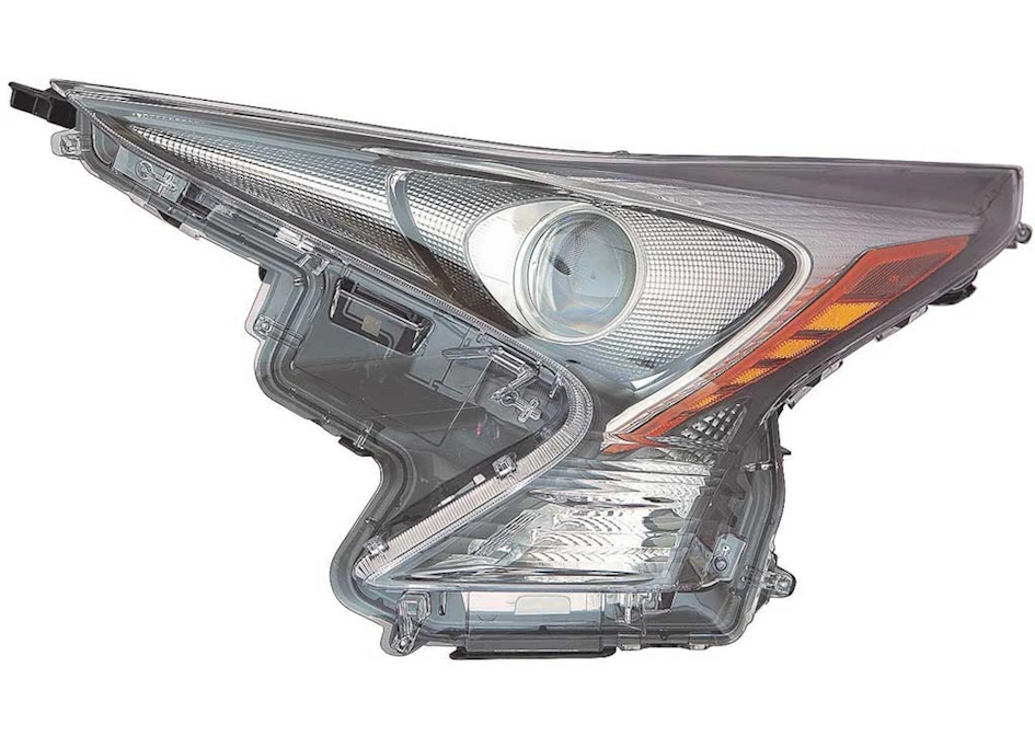 MZN312-11AHL-AC2 CAPA Left Side Headlight Assembly without Fog Lamp for 2016-2018 Toyota Prius Base, Eco & L Trims