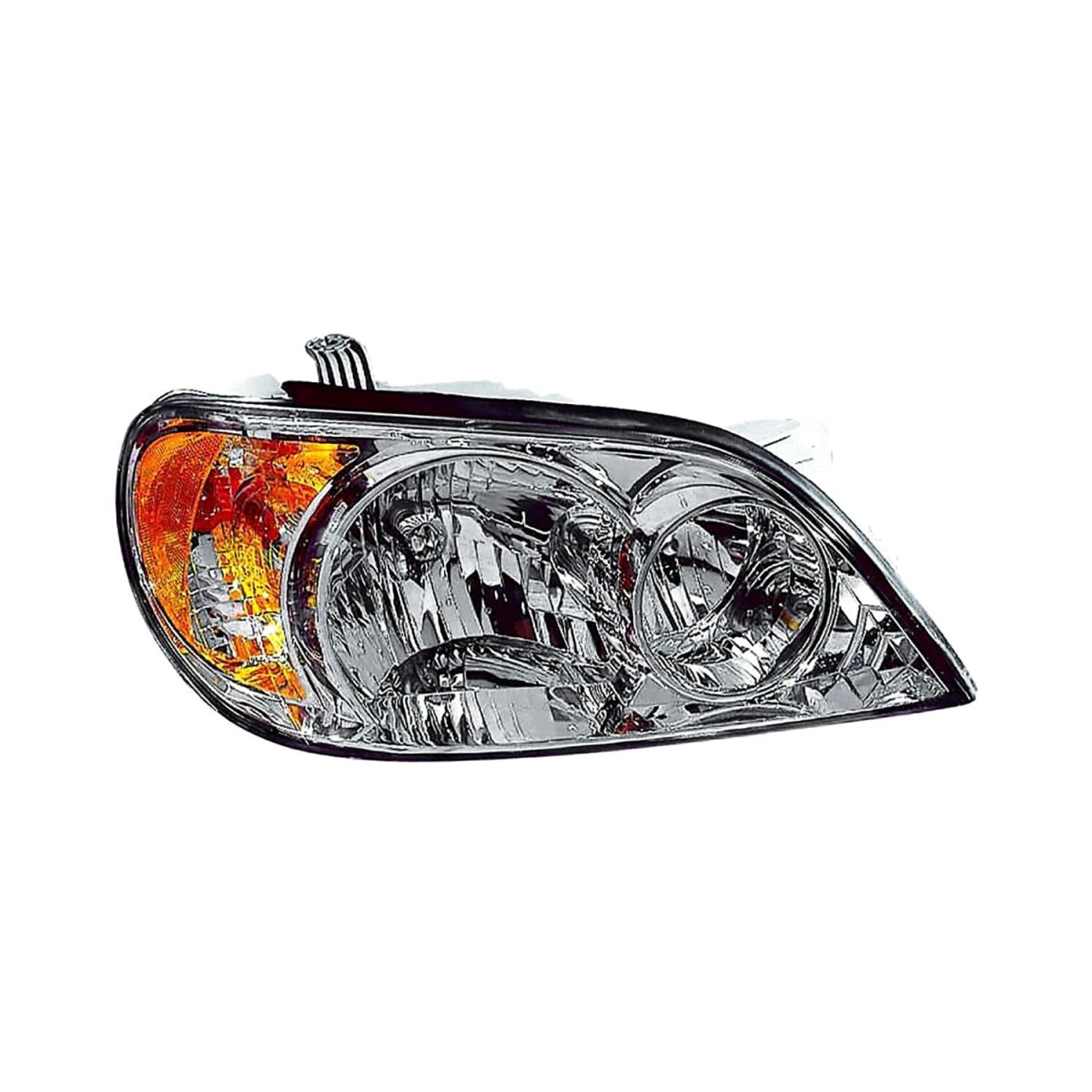 MZN323-1111R-AC CAPA Right Hand Headlight Assembly for 2002-2005 Kia Sedona - Chrome Housing - Clear Lens