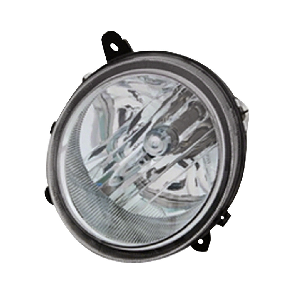 MZN333-1180L-AC CAPA Left Hand Headlight Assembly for 2007-2010 Jeep Compass - Chrome Housing - Clear Lens