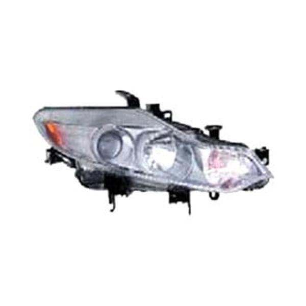 MZN315-1173R-AC2 CAPA Right Hand Headlight Assembly for 2009-2014 Nissan Murano - Black Housing - Clear Lens