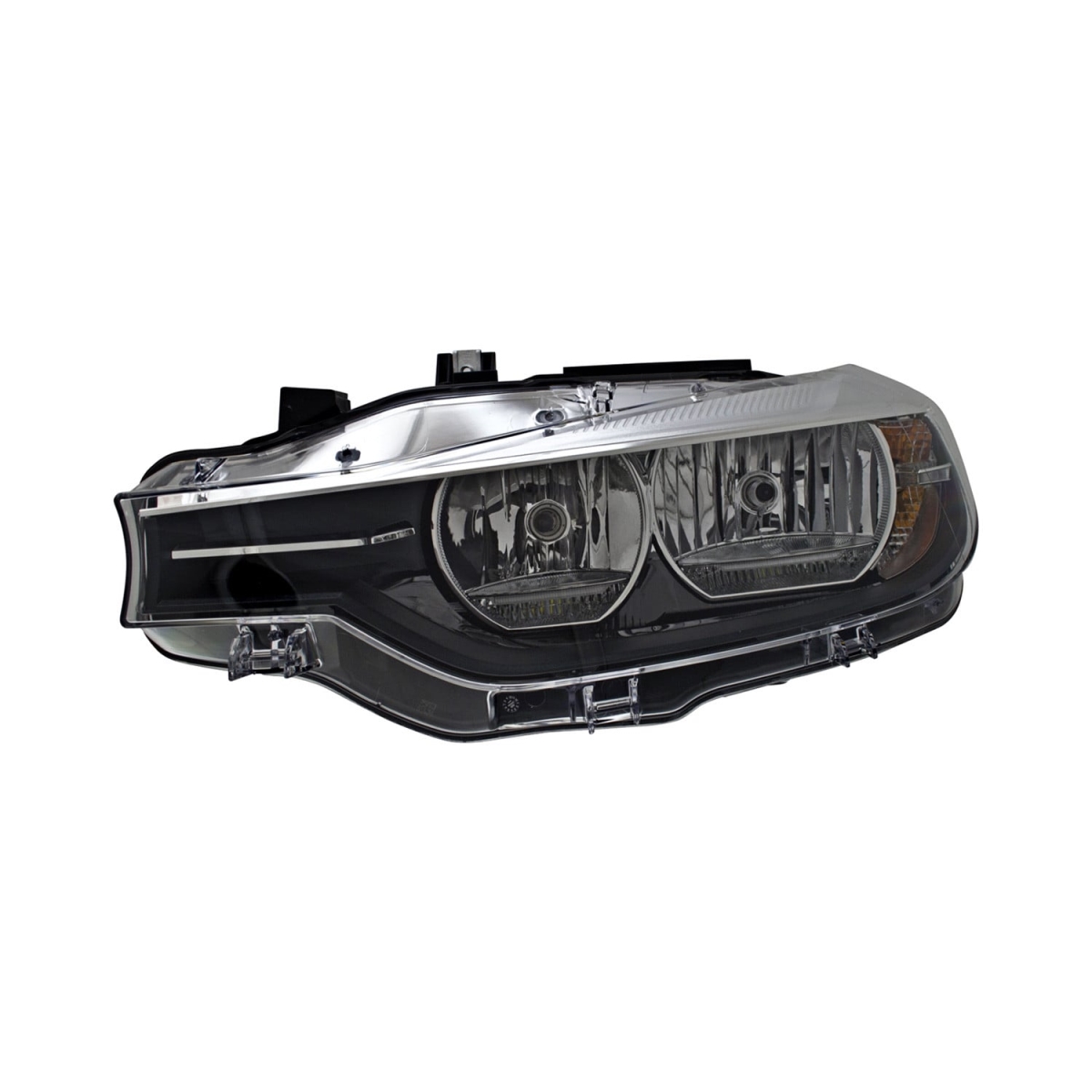 MZN344-1161L-AS2 Left Side Headlamp Lens & Housing Halogen without Logo for 2016-2018 BMW 3 Series
