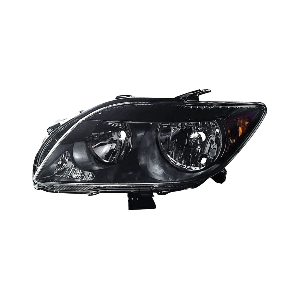 MZN312-1189R-UCN2 CAPA Right Hand Headlight Assembly for 2007-2009 Scion tC - Black Housing - Clear Lens
