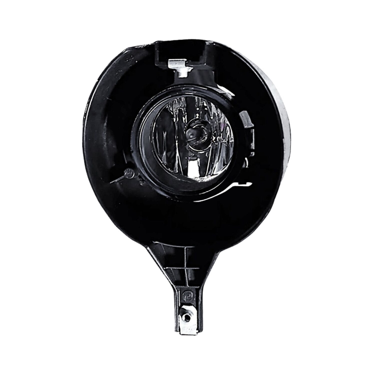 MZN315-2019R-AC CAPA Right Hand Fog Lamp Assembly for 2005-2011 Nissan Frontier - Black & Chrome Housing - Clear Lens