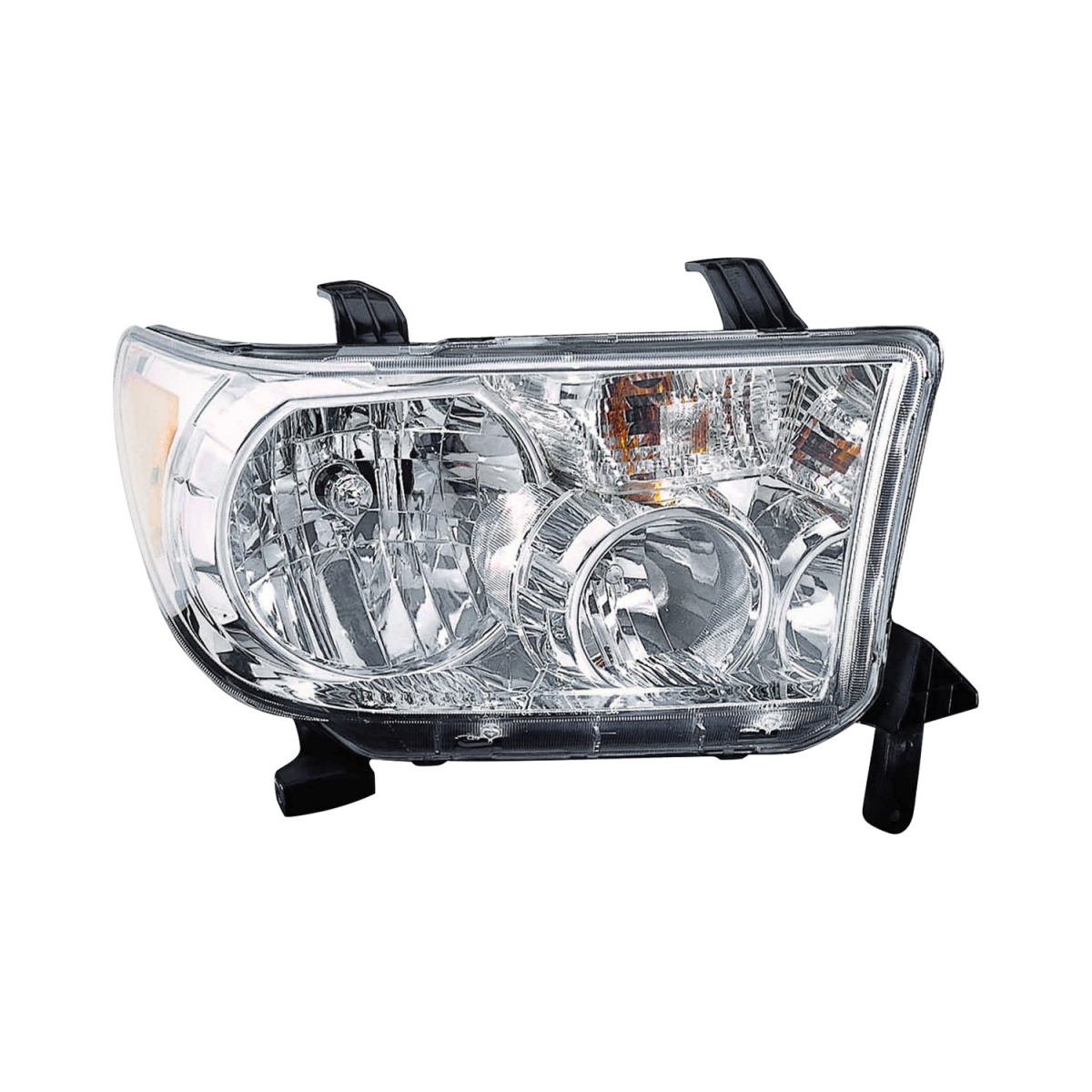 MZN312-11A3RMACM CAPA Right Hand Headlight Assembly for 2009-2013 Toyota Tundra - Chrome Housing - Clear Lens
