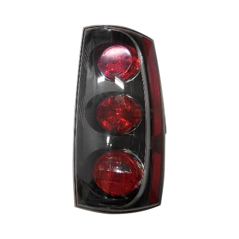 MZN335-1937R-ACN CAPA Right Hand Taillamp Assembly for 2012-2014 GMC Yukon Denali-Yukon XL Denali - Black Housing - Red & Clear Lens