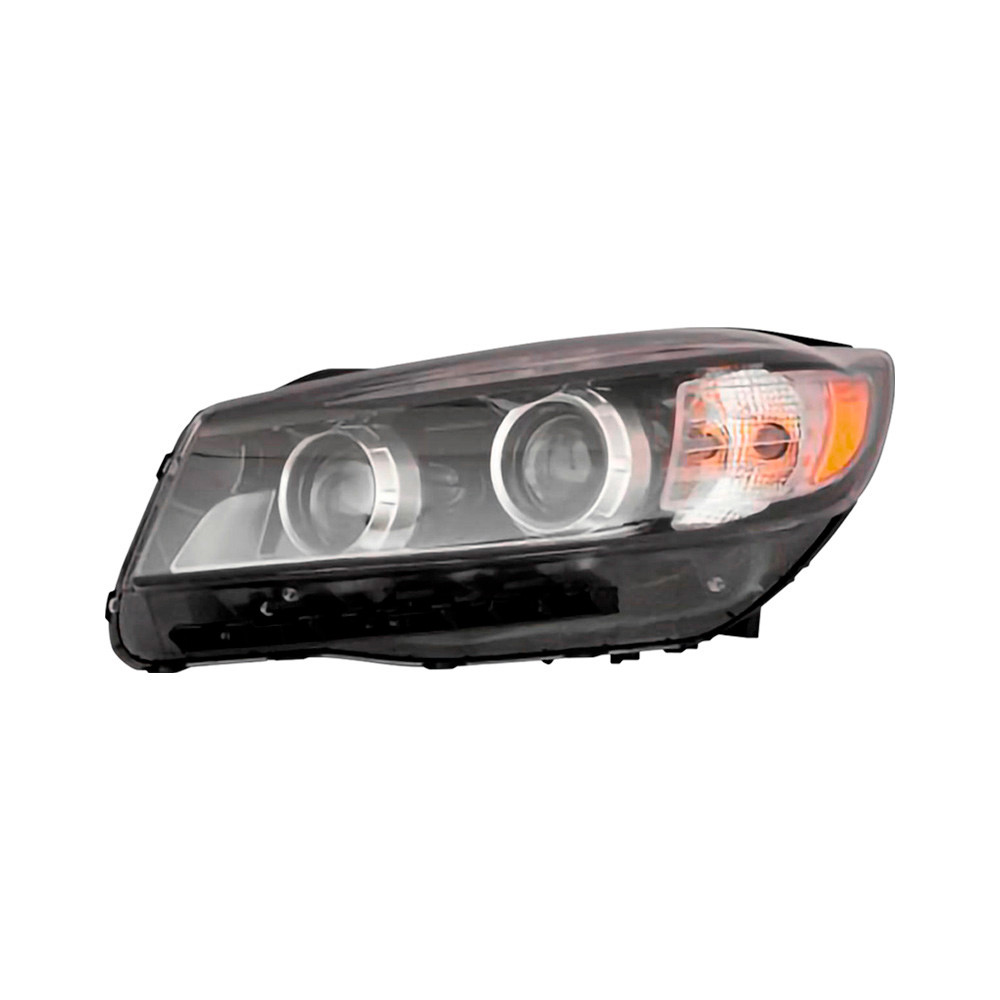 MZN323-1151LMACHN2 CAPA Left Hand Headlight Assembly for 2016-2018 Kia Sorento - Black Housing - Clear Lens