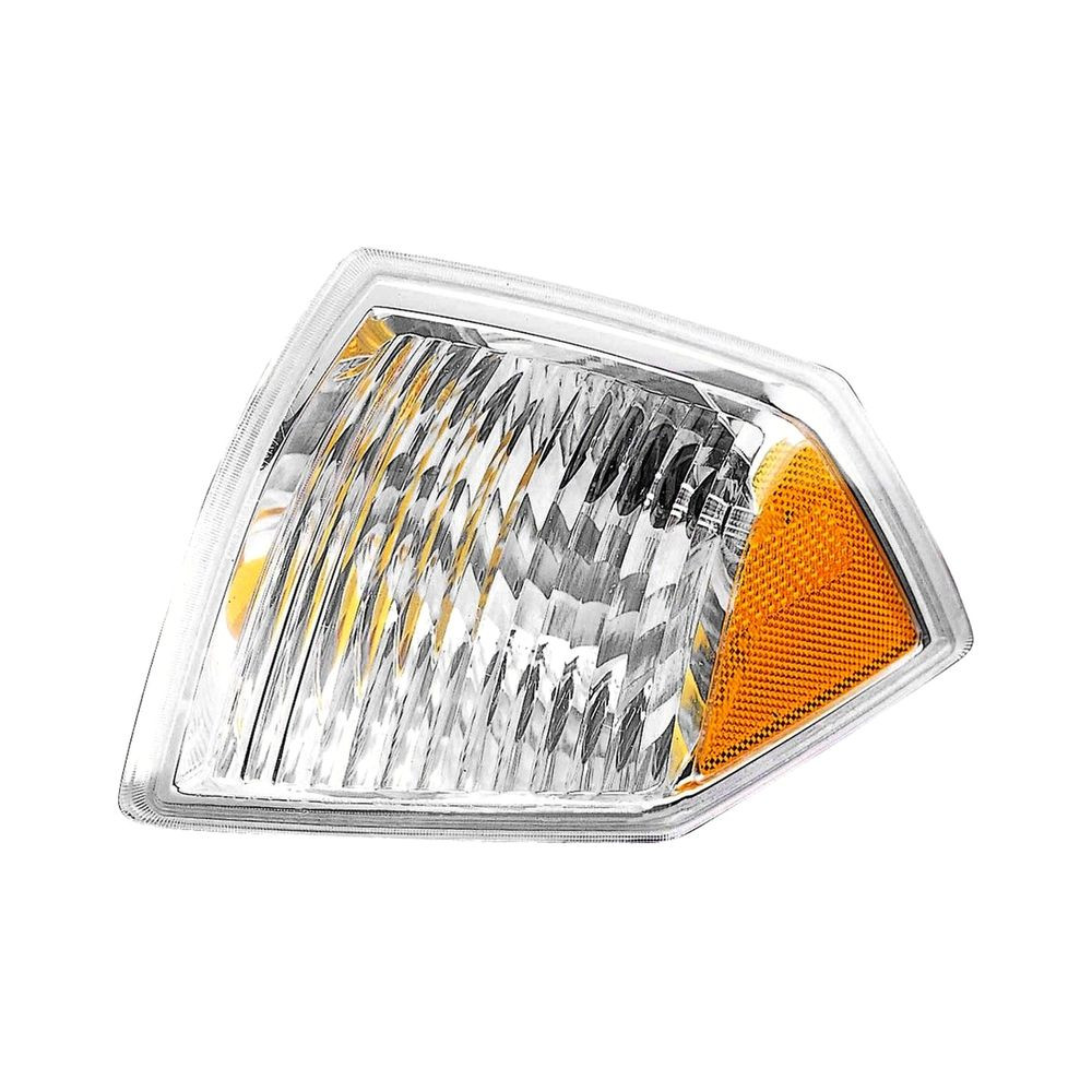 MZN333-1528L-UC CAPA Left Hand Parking & Signal Lamp for 2007-2010 Jeep Compass - Chrome Housing