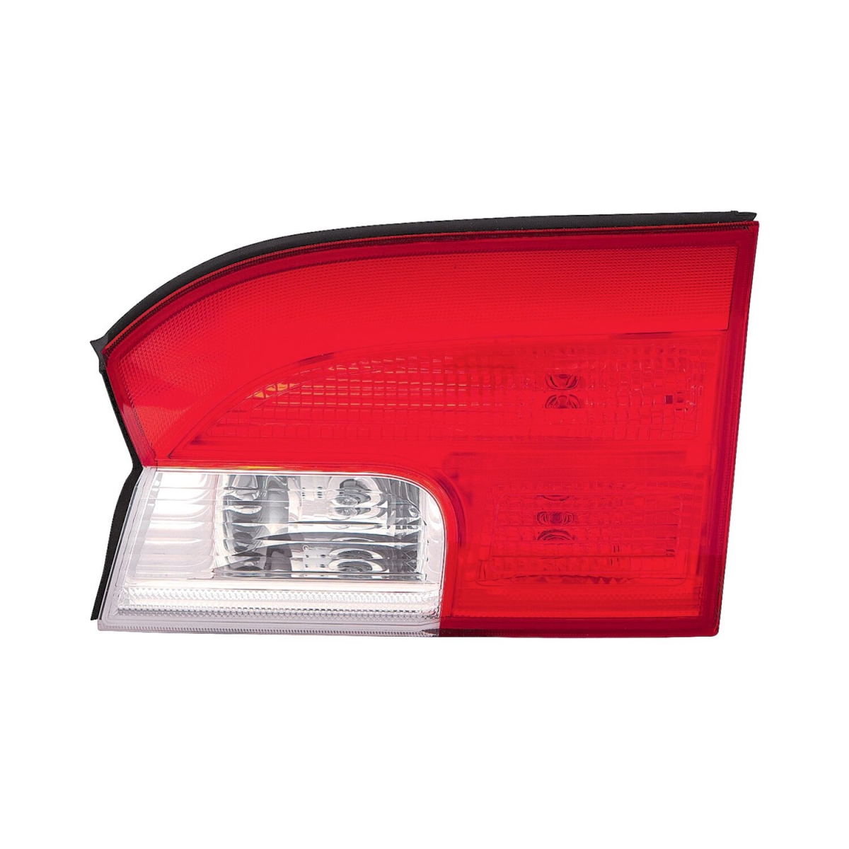 MZN335-1311R-ACN CAPA Right Hand Inner Backup Tail Lamp Assembly for 2010-2017 GMC Terrain - Chrome Housing - Red & Clear Lens