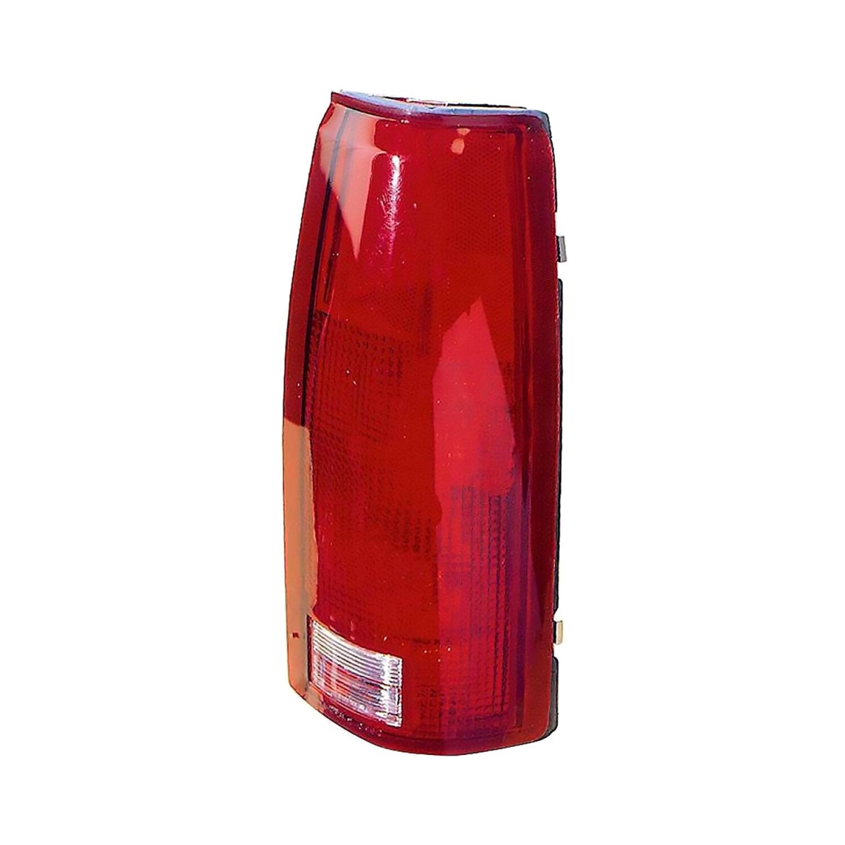 MZN332-1914R-AC CAPA Right Hand Taillamp Assembly for 1988-2000 Chevrolet & GMC C-K 1500-3500 - Chrome Housing - Red & Clear Lens
