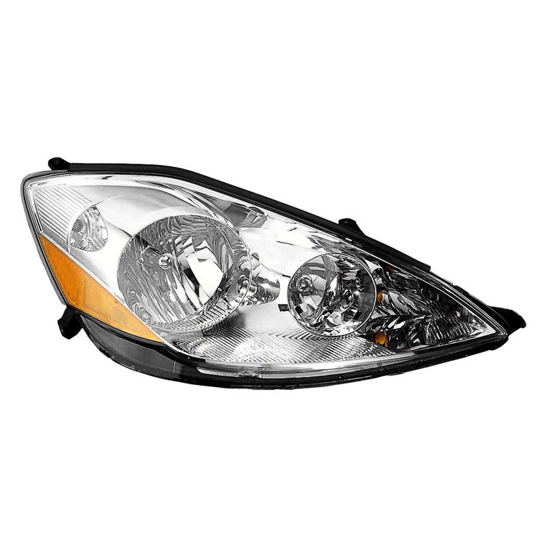 MZN312-1196R-AC CAPA Right Hand Headlight Assembly for 2006-2010 Toyota Sienna - Chrome Housing - Clear Lens