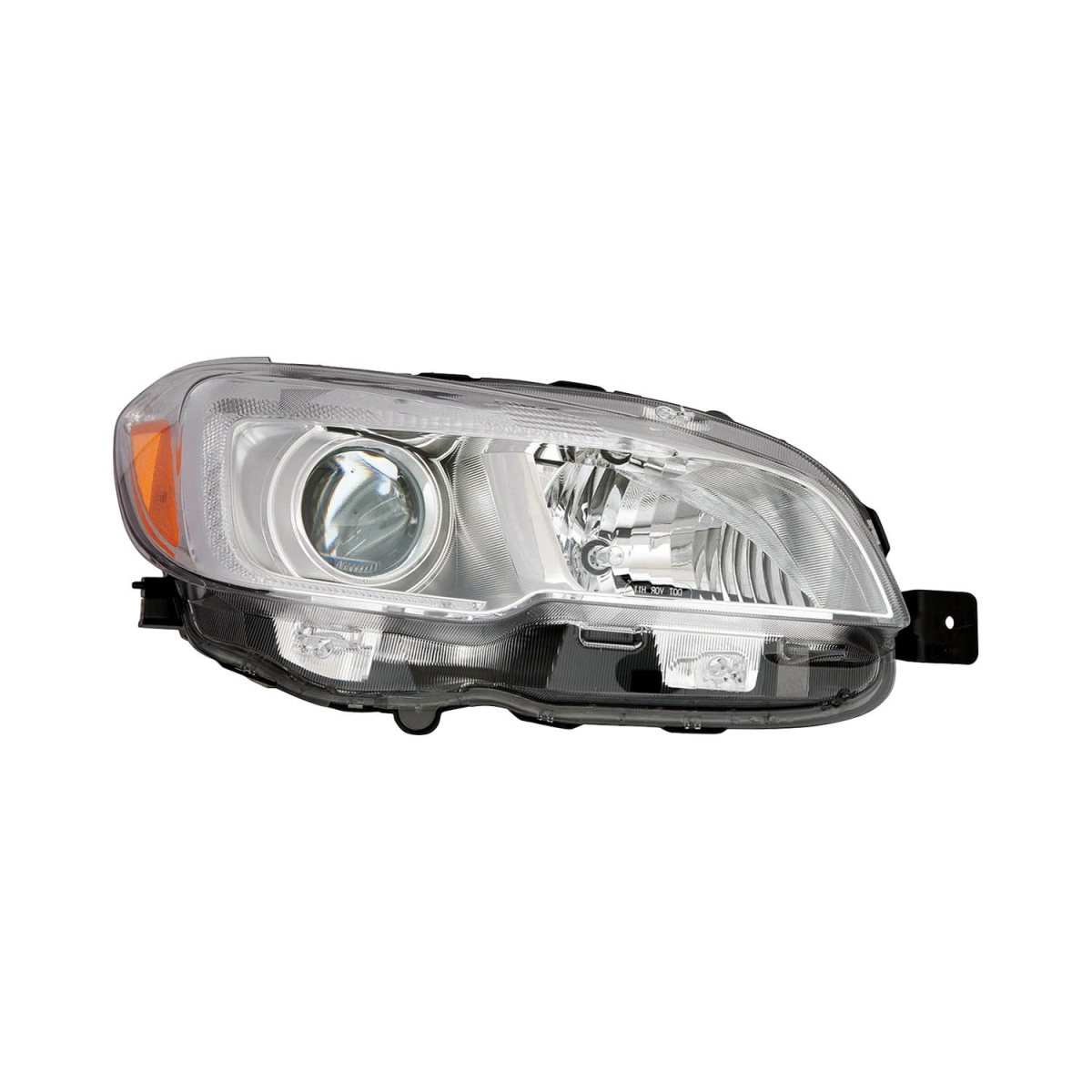MZN320-1126R-AC CAPA Right Hand Headlight Assembly for 2015-2016 Subaru WRX - Chrome Housing - Clear Lens