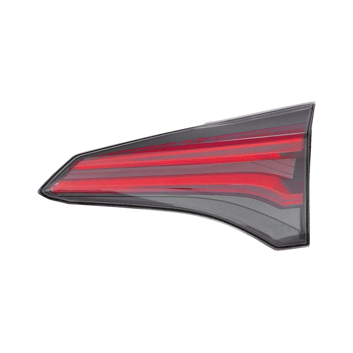 MZN112-1324L-AC CAPA Left Hand Inner Backup Tail Lamp Assembly for 2016-2018 Toyota RAV4 & RAV4 Hybrid - Black Housing - Red & Clear Lens