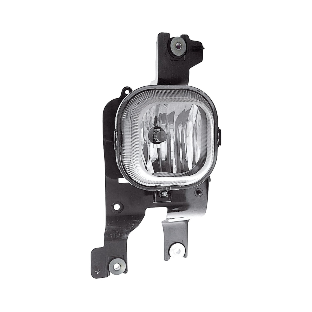 MZN330-2035L-AC CAPA Left Hand Fog Lamp Assembly for 2008-2010 Ford F-Series Super Duty - Chrome Housing - Clear Lens