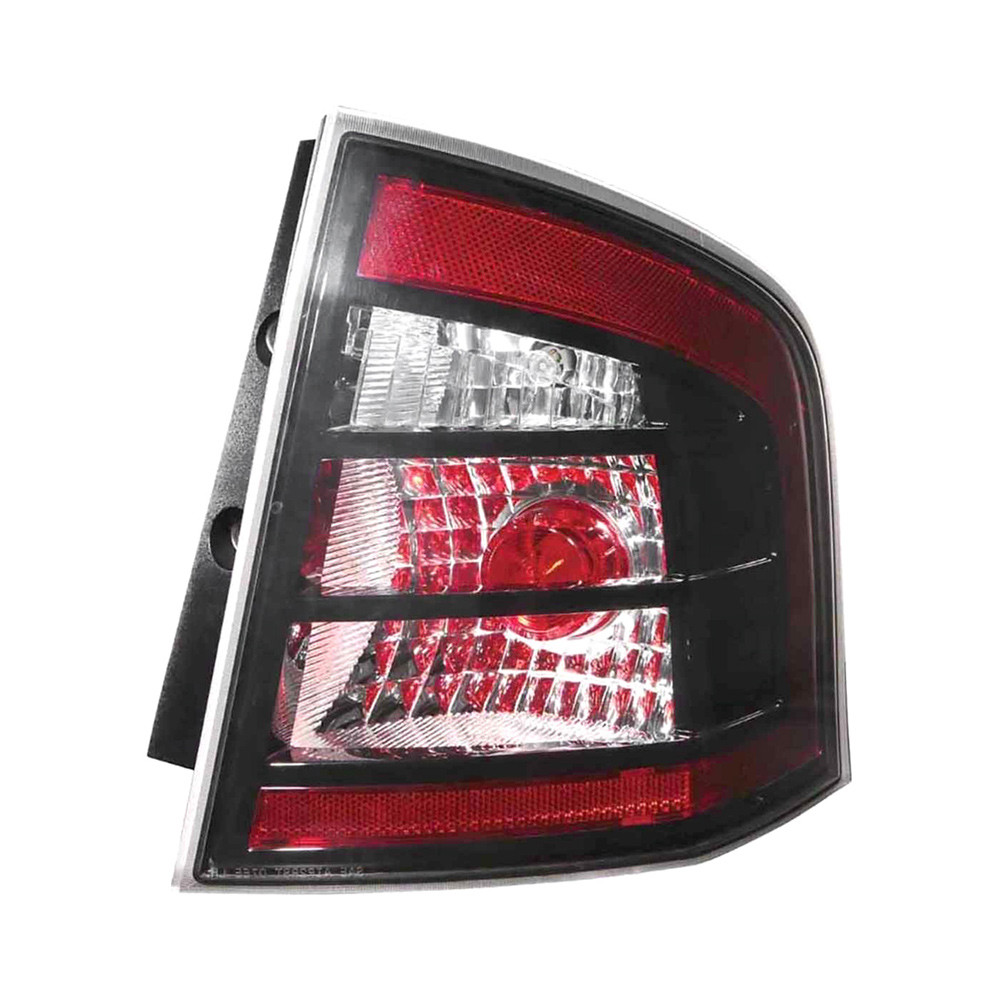 MZNK30-1937R-AC2 CAPA Right Hand Taillamp for 2009-2010 Ford Edge Sport - Black & Chrome Housing - Red & Clear Lens
