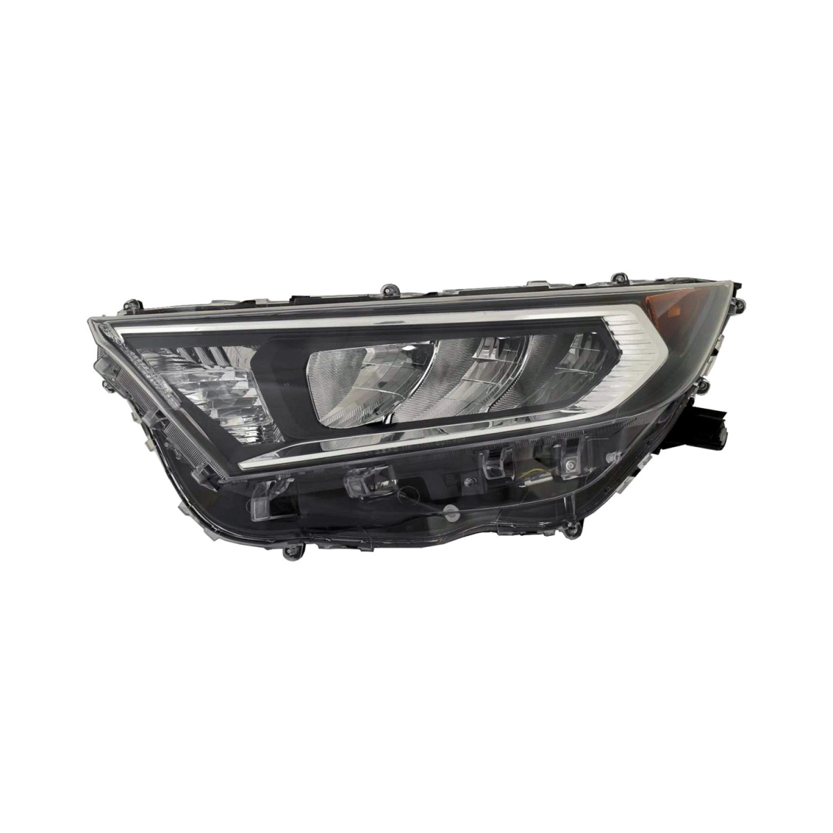 MZN312-11BEL-UC1 CAPA Left Hand Headlight Assembly for 2019-2021 Toyota RAV4 Adventure-Limited-Trail-XLE-XLE Premium Models - Chrome