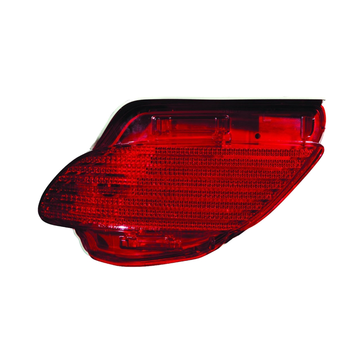 MZN324-2902R-AC CAPA Right Hand Rear Reflector Marker Light Assembly for 2010-2014 Lexus RX350 & RX450h - Chrome Housing