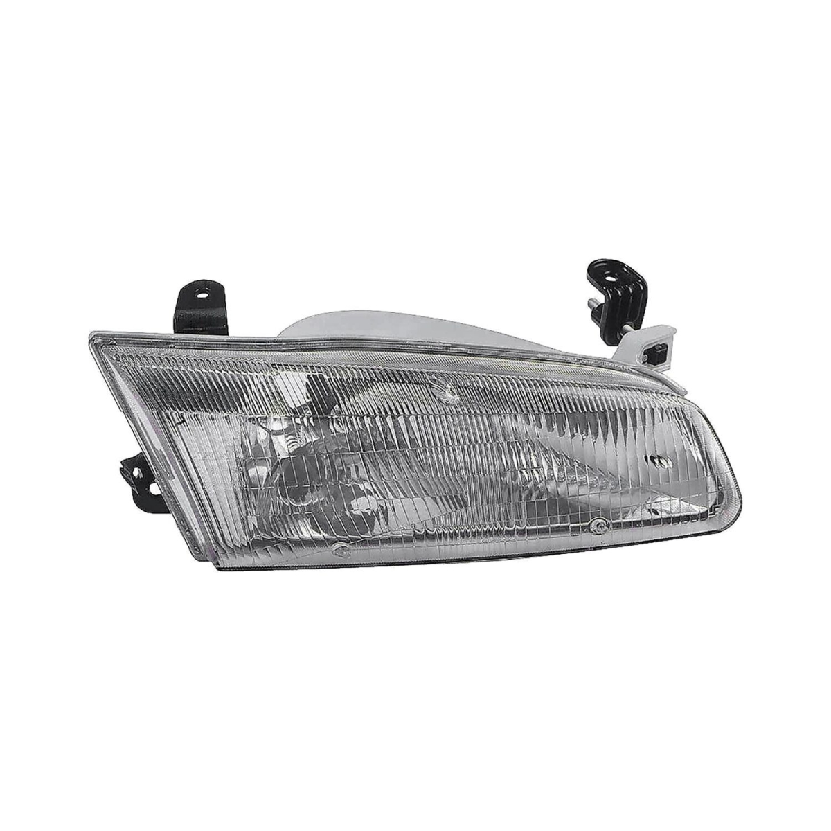 MZN312-1117R-AC CAPA Right Hand Headlight Assembly for 1997-1999 Toyota Camry - Chrome Housing - Clear Lens