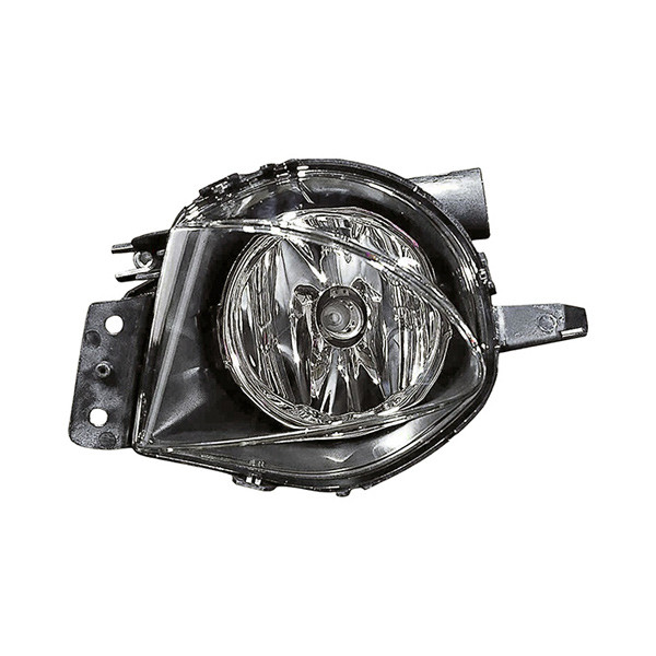 MZN344-2005L-AC CAPA Left Hand Fog Lamp Assembly for 2006-2008 BMW 3 Series Sedan - Chrome Housing - Clear Lens