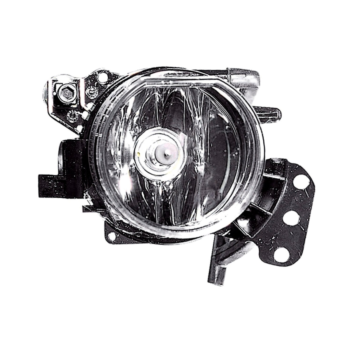 MZN344-2007R-AQ Right Hand Fog Lamp Assembly for 2004-2010 BMW 5 Series Sedan - Chrome Housing - Clear Lens