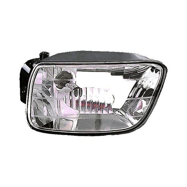 MZN335-2004R-AC CAPA Right Hand Fog Lamp Assembly for 2002-2007 Chevrolet TrailBlazer LS-LT Models - Chrome Housing - Clear Lens