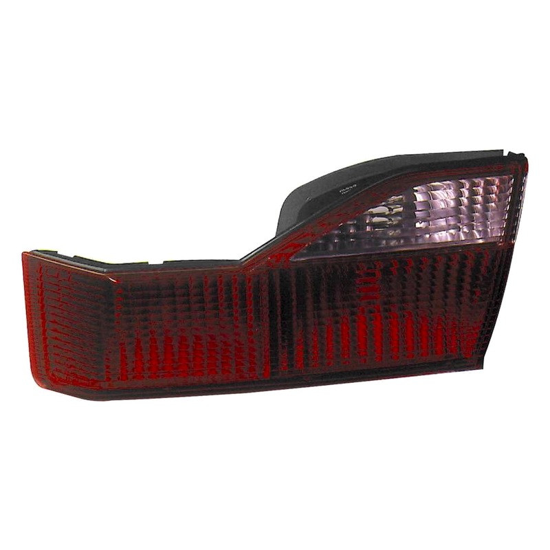MZN317-1307R-UC CAPA Right Hand Inner Tail Light Bulb Unit for 1998-2000 Honda Accord Sedan - Chrome Housing - Red & Clear Lens