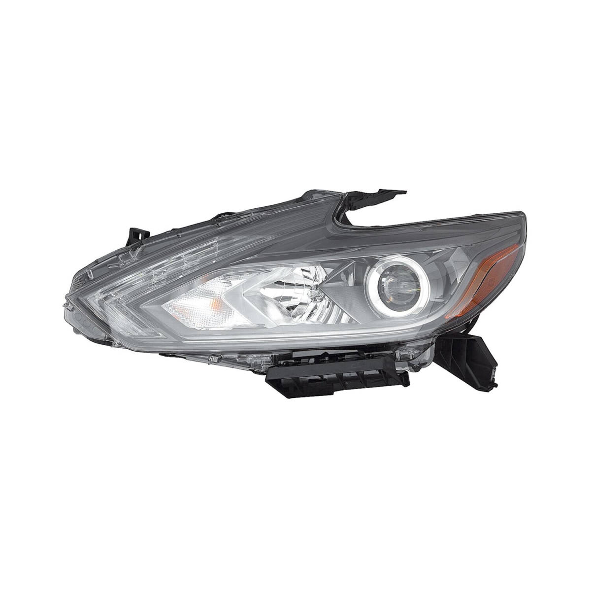 MZN315-11ABL-ASN7 Left Hand Headlight Assembly for 2016-2018 Nissan Altima Sedan - Smoke Lens