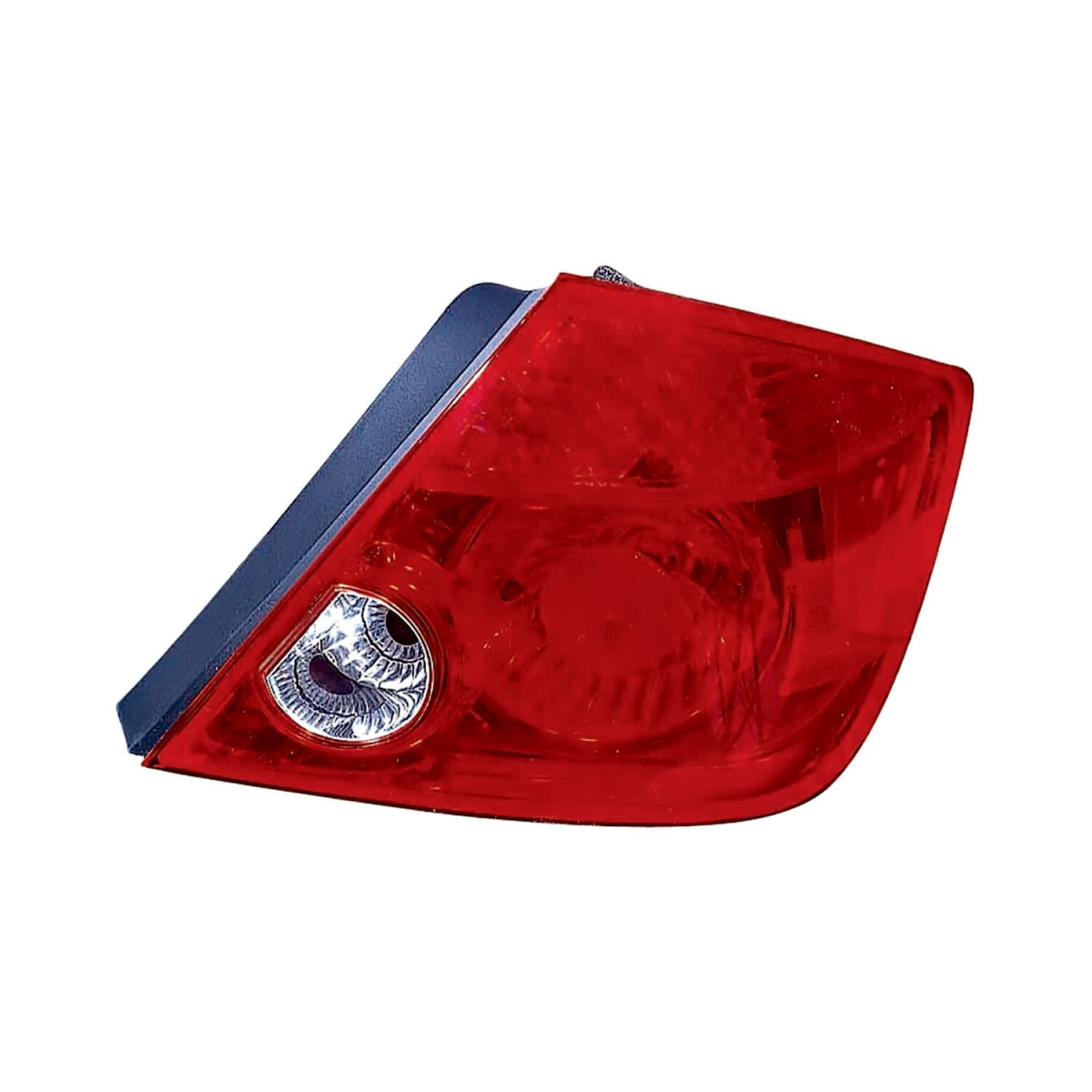 MZN312-1970L-UC CAPA Left Hand Tail Lamp Assembly for 2005-2007 Scion tC - Chrome Housing - Red & Clear Lens