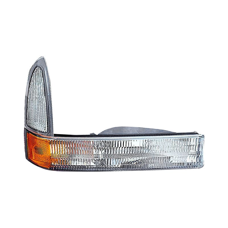 MZN331-1638L-UC-CY CAPA Left Hand Parking & Turn Signal Lamp for 2002-2004 Ford F-Series Super Duty & Excursion - Chrome Housing