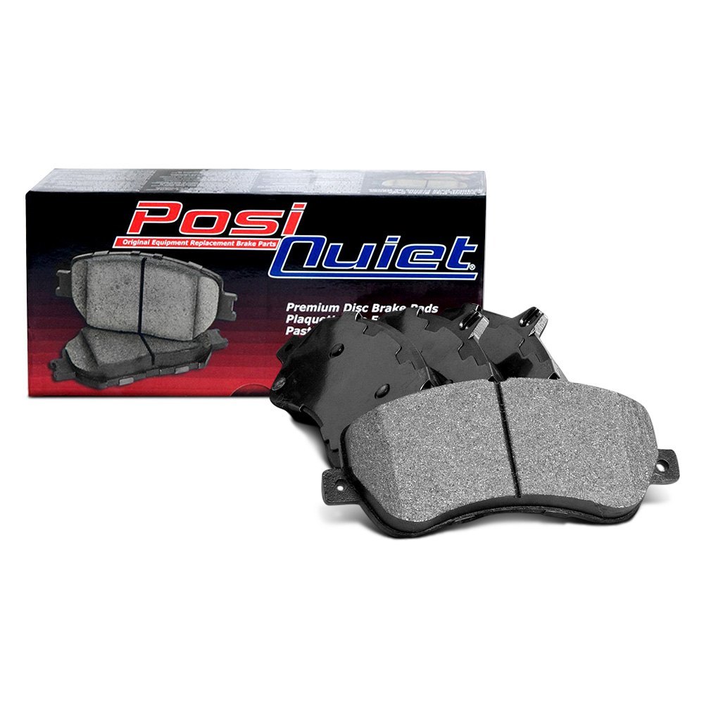 CEN104.13791 Posi-Quiet Premium Semi-Metallic Front Brake Pads with Hardware for 2015-2020 Alfa Romeo 4C
