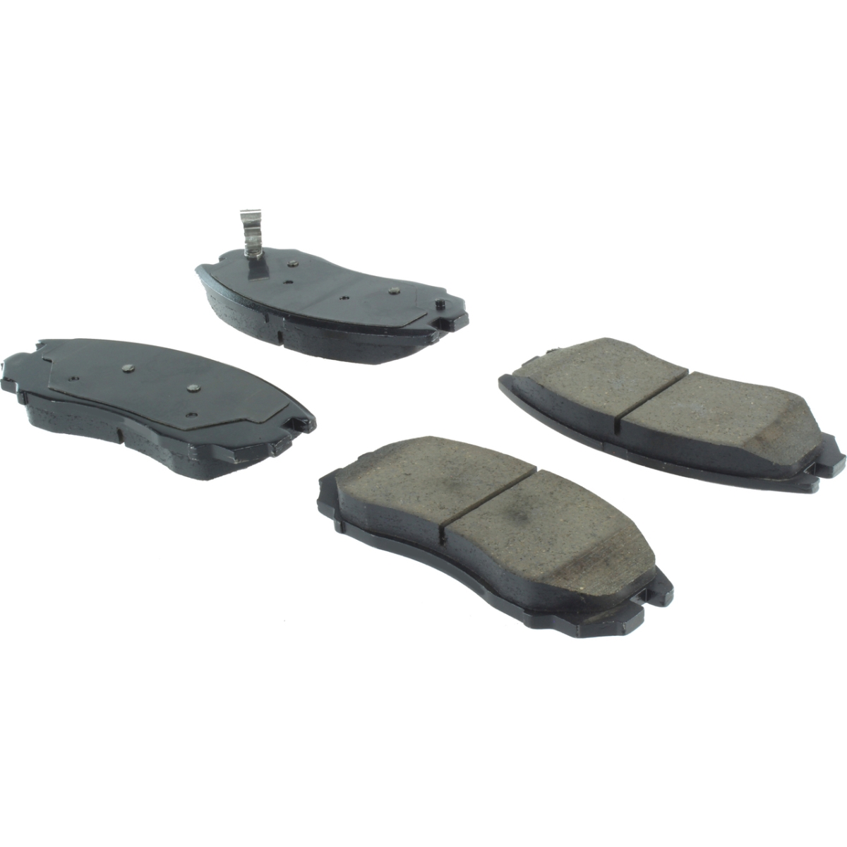CEN105.11040 Posi-Quiet Premium Ceramic Front Brake Pads with Hardware for 2004-2008 Hyundai Tiburon