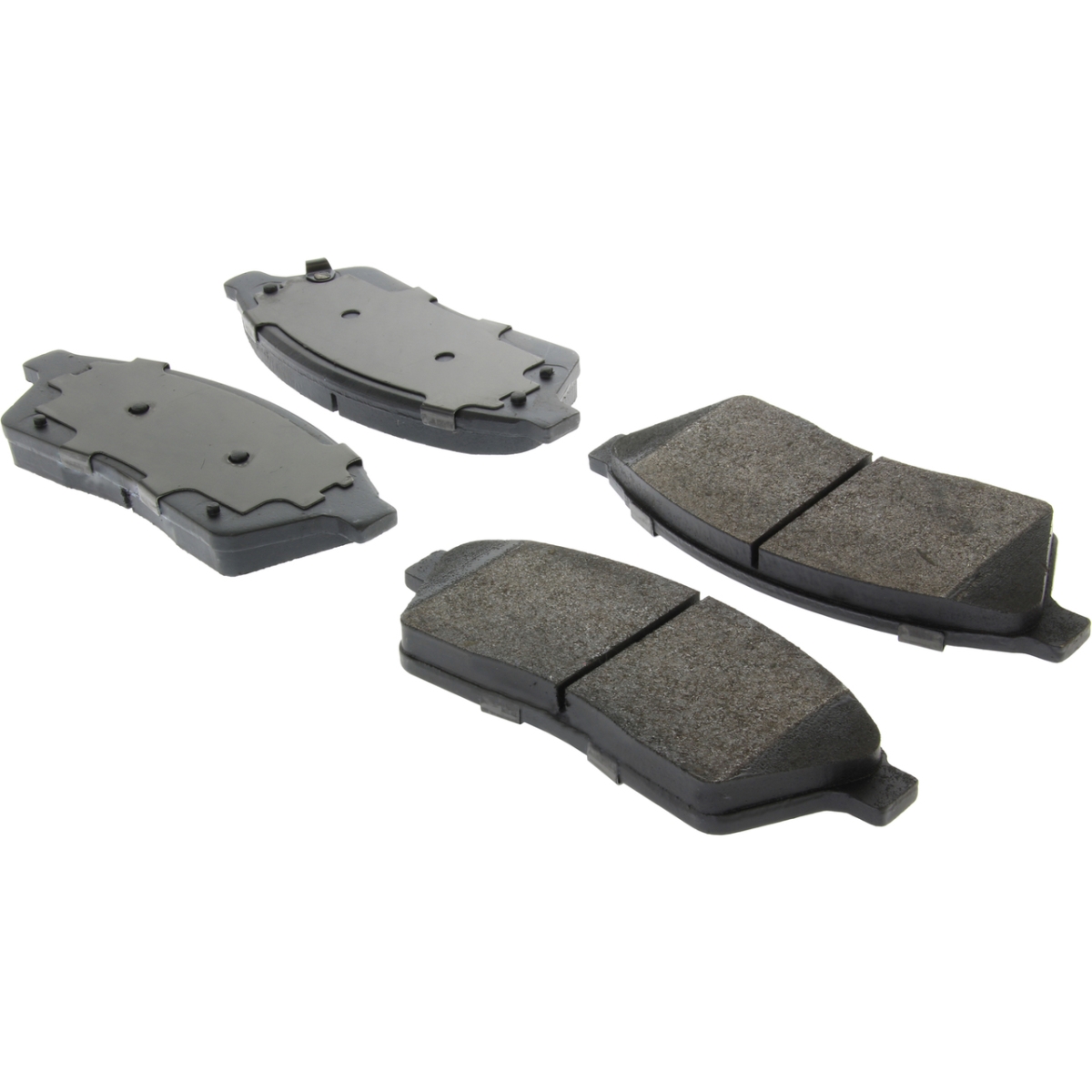 CEN104.14220 Posi-Quiet Premium Semi-Metallic Front Brake Pads with Hardware for 2010-2016 Cadillac SRX