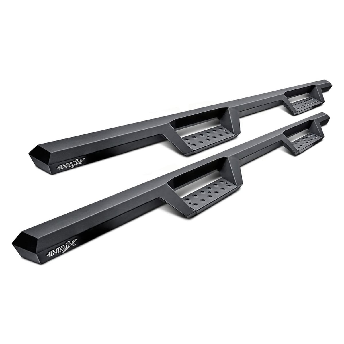 WES56-12785 HDX Drop Nerf Step Bars for 2024-Current Toyota Tacoma Double Cab - Textured Black